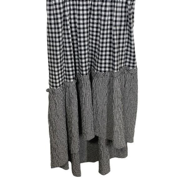 Rachel Roy XXL Gingham Plaid Off Shoulder Ruffle Peasant Sundress - Picture 5 of 11